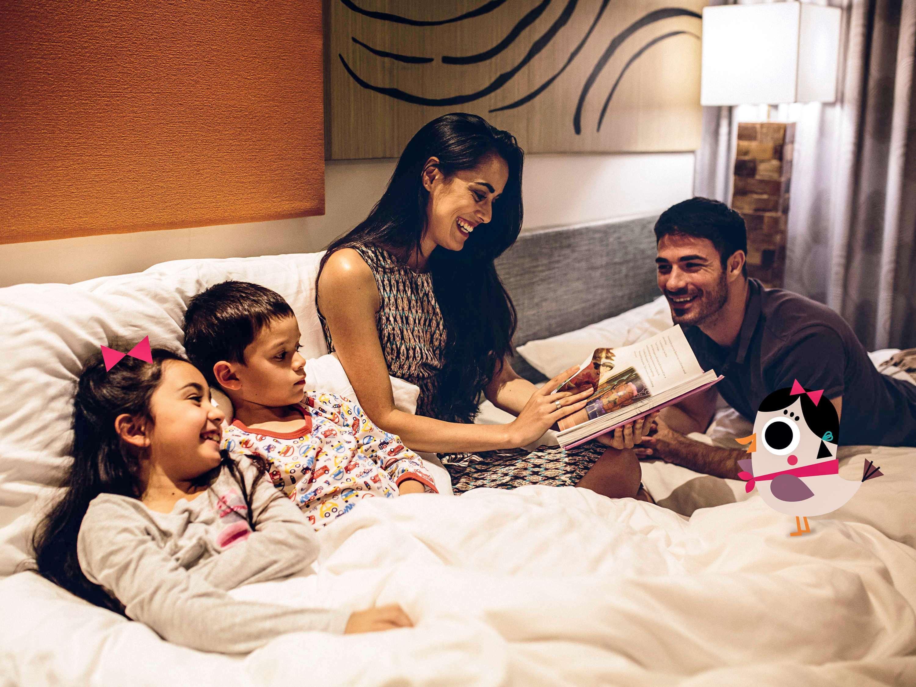 Moevenpick Hotel & Casino Malabata Tanger Ngoại thất bức ảnh Family at the hotel